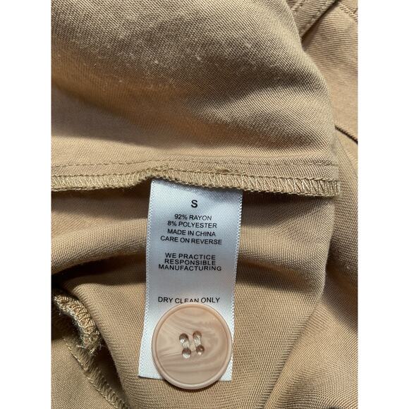 Nonchalant Label 'Fabi' Beige Wide Leg Pant Size S - Picture 5 of 5